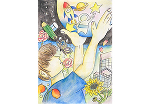 「少年の夢〜地上から宇宙へ〜」 麗花