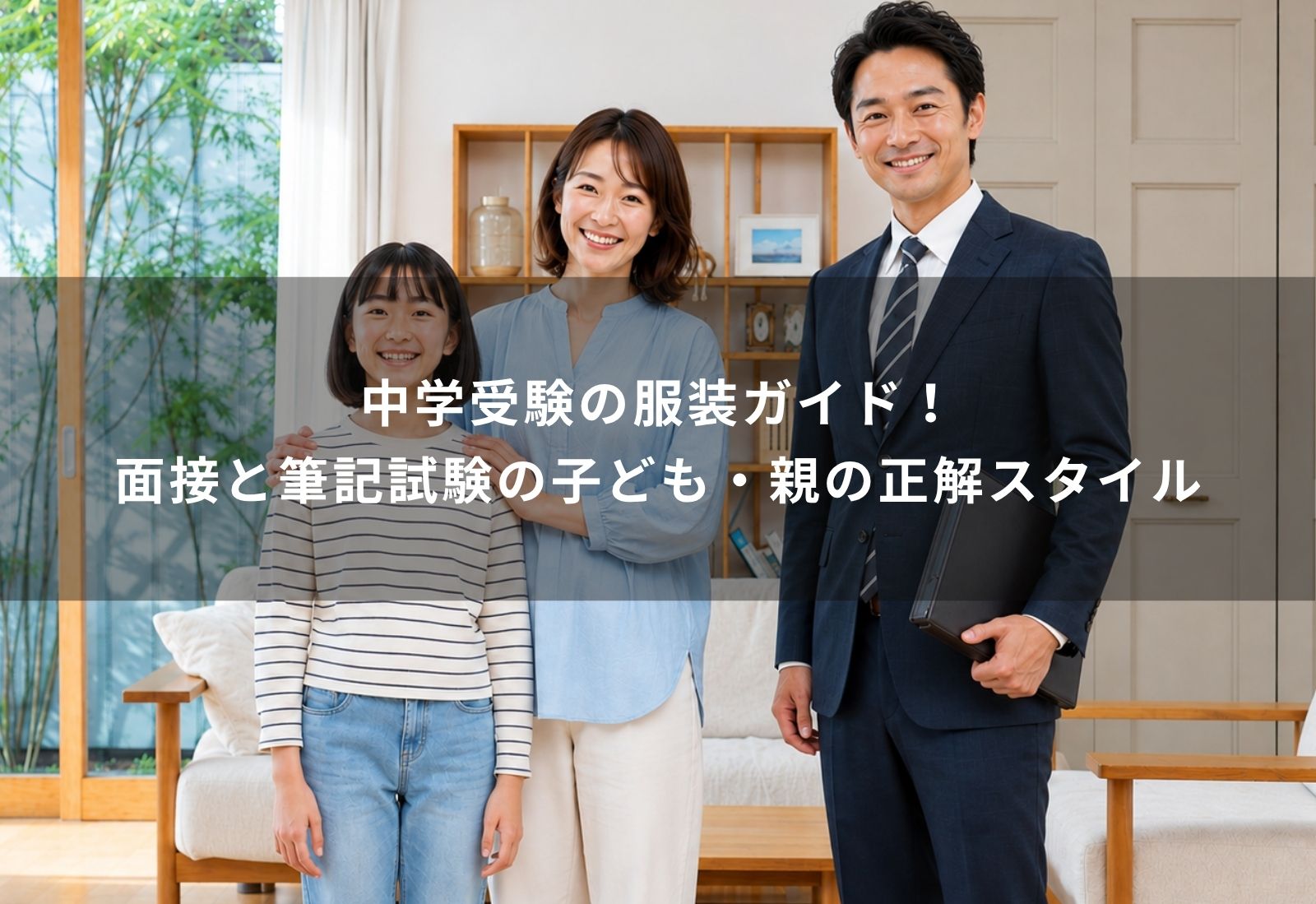 中学受験　服装